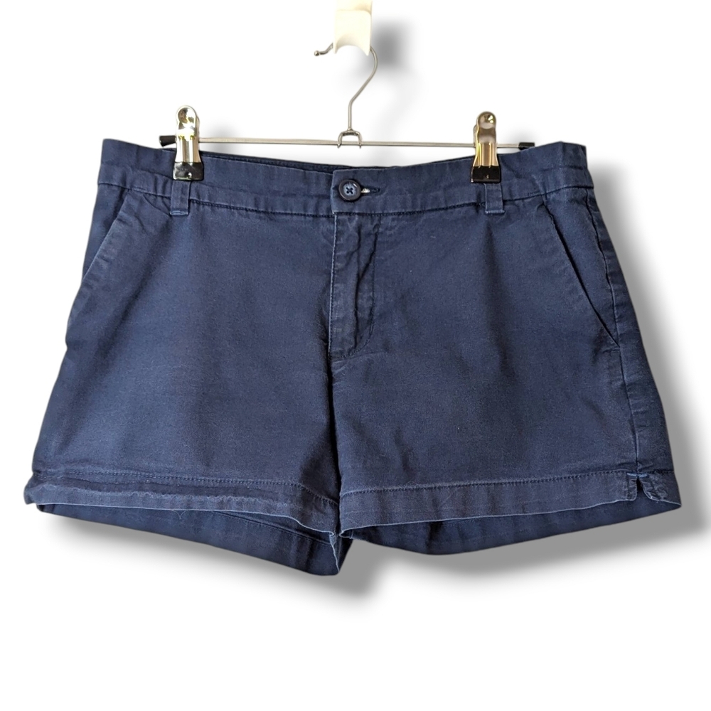Patagonia Organic Cotton Shorts in Navy Blue: Women's 4